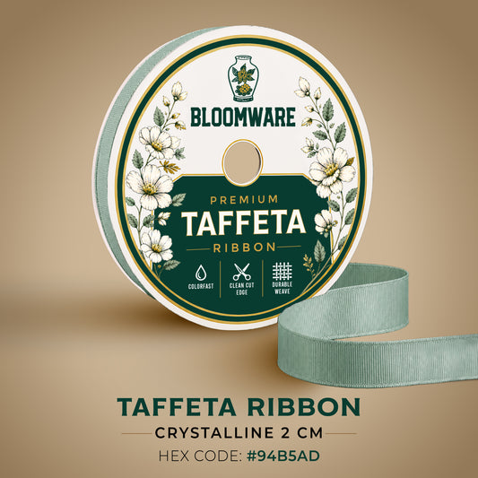 Taffeta™ Grosgrain Ribbon Crystalline
