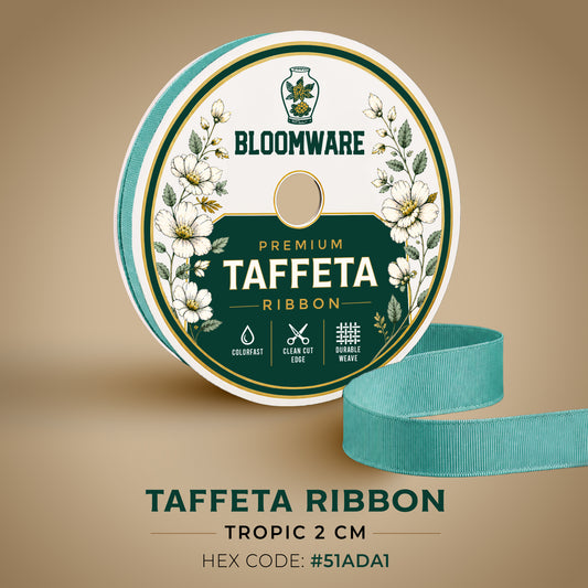 Taffeta™ Grosgrain Ribbon Tropic