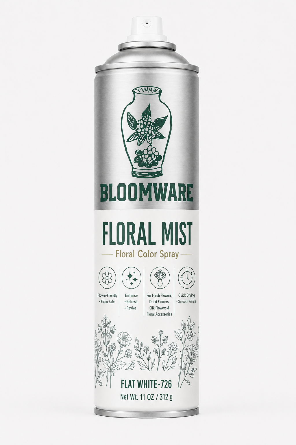 Floral Mist™ Matte White
