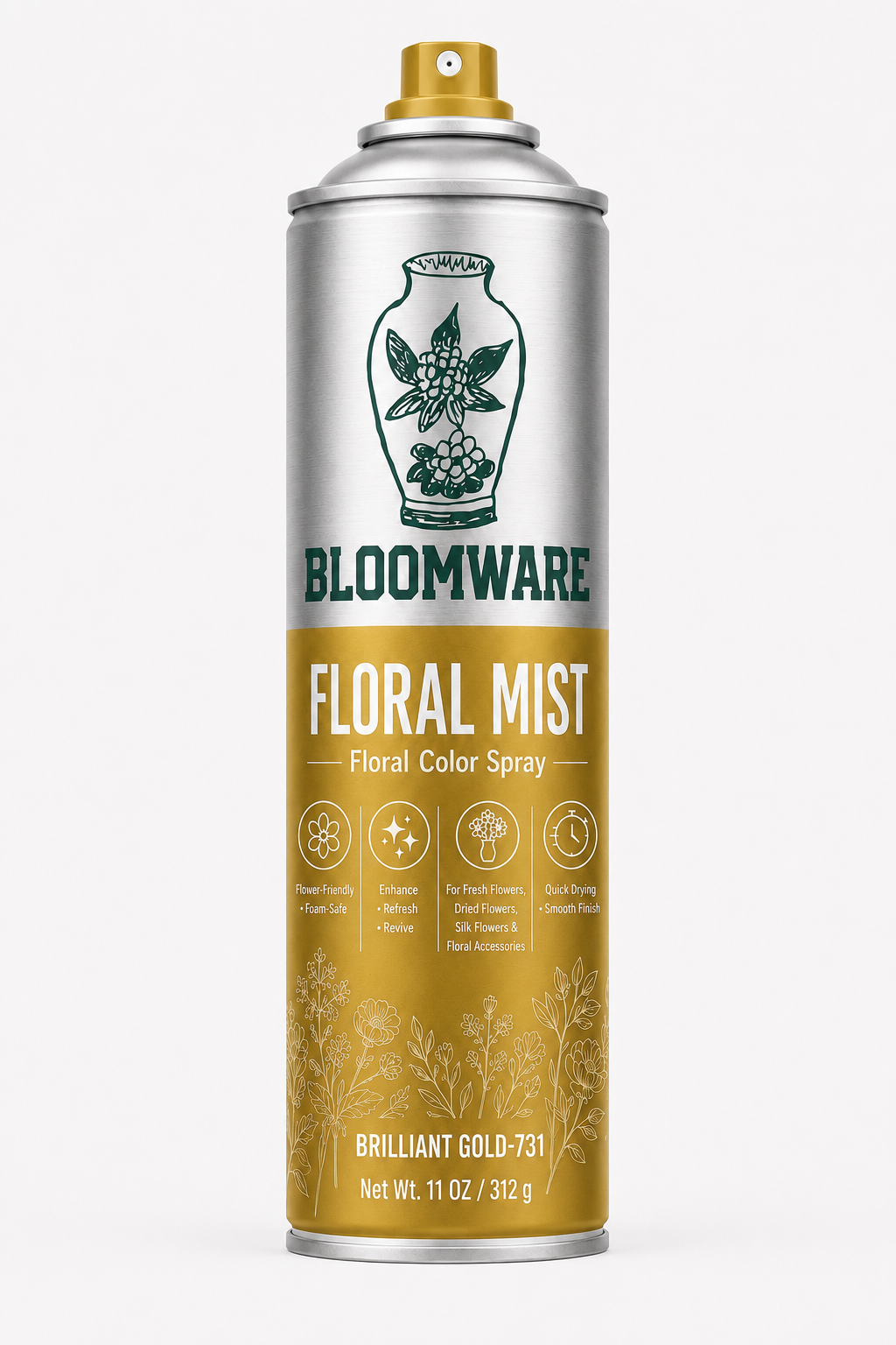 Floral Mist™ Brilliant Gold