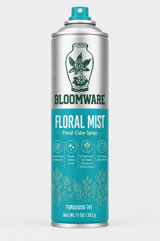 Floral Mist™ Aqua Turquoise