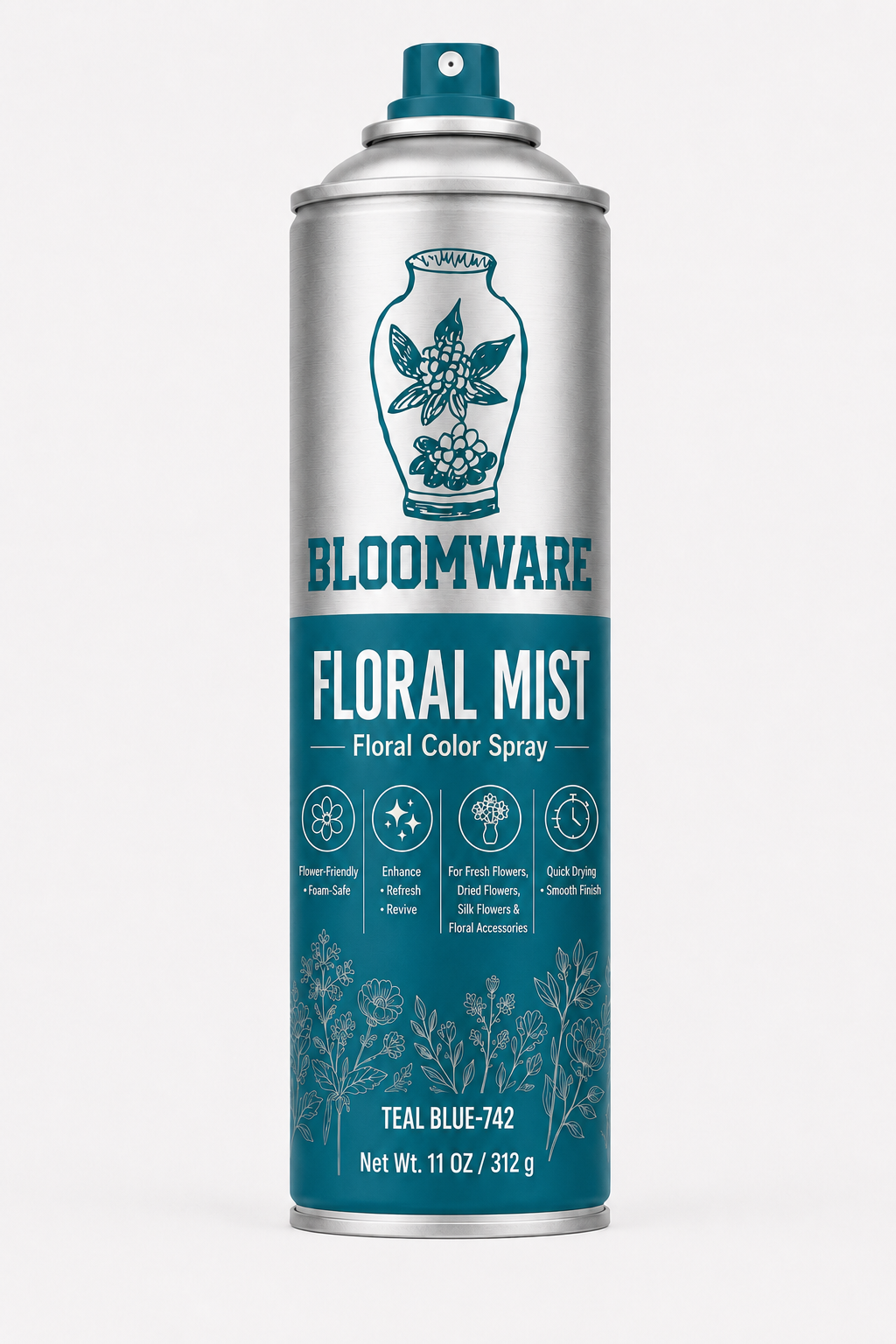 Floral Mist™ Lagoon Teal