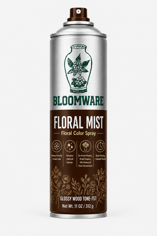 Floral Mist™ Glossy Walnut Wood