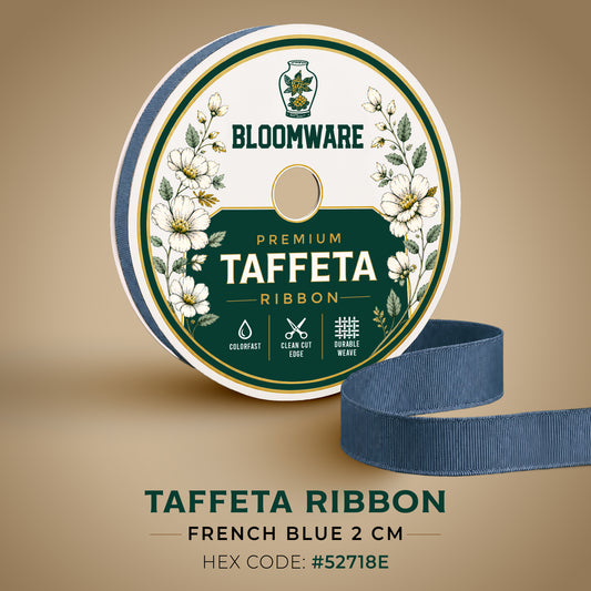 Taffeta™ Grosgrain Ribbon French Blue