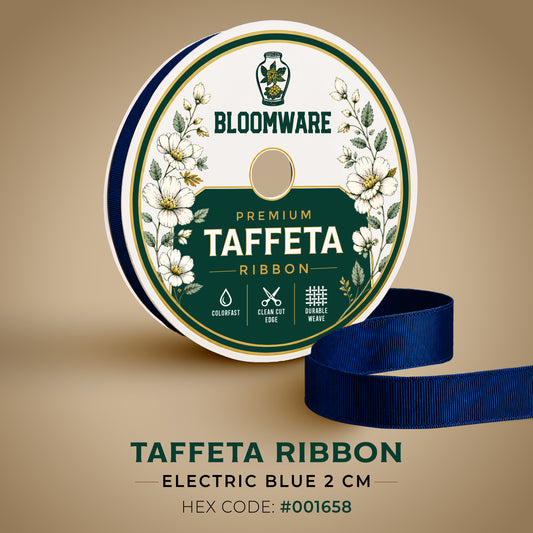 Taffeta™ Grosgrain Ribbon Electric Blue