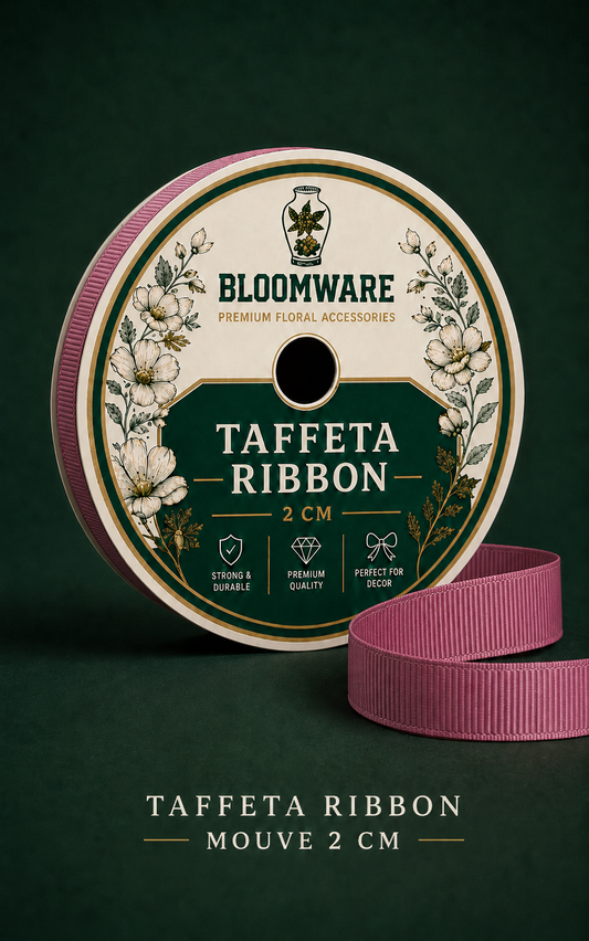 Taffeta Ribbon Mauve (2CM)