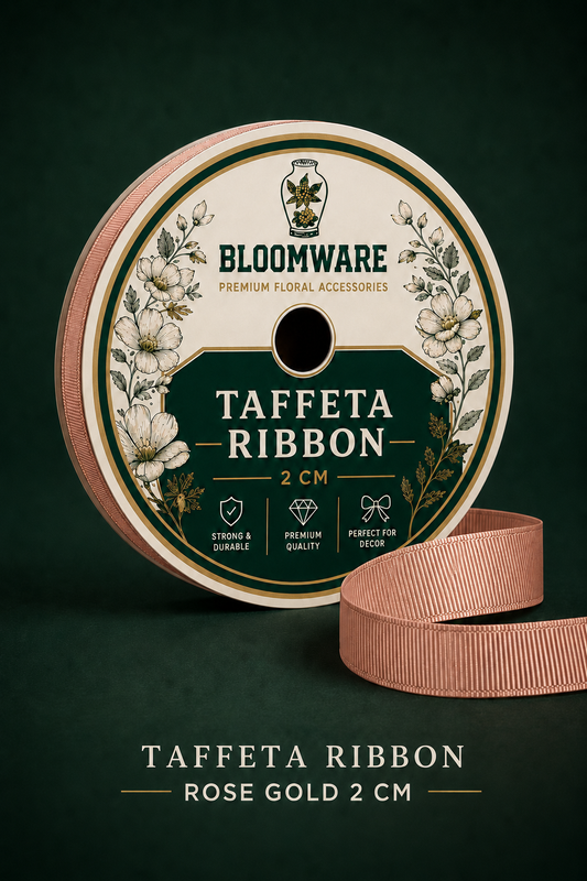 Taffeta Ribbon Rose Gold