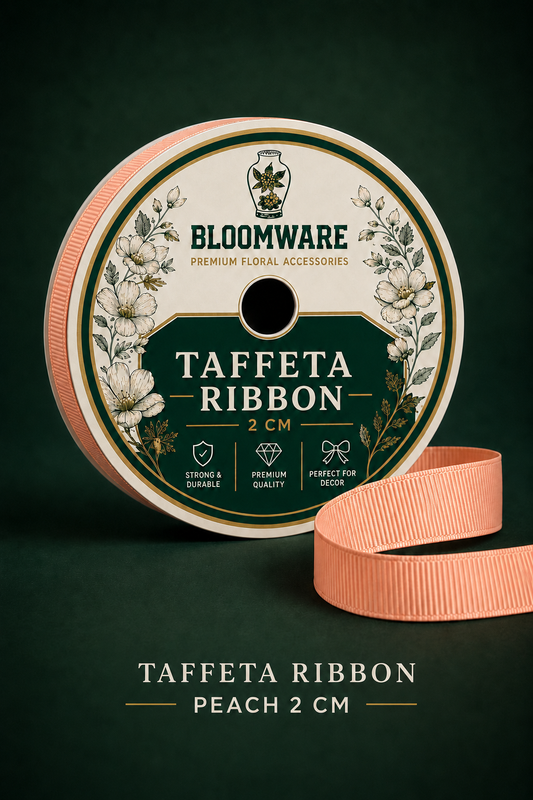 Taffeta Ribbon Peach