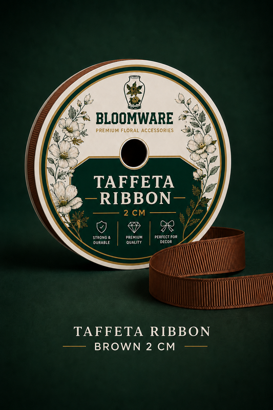 Taffeta Ribbon Brown