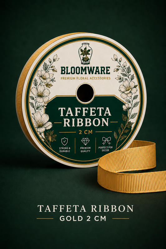 Taffeta Ribbon Gold