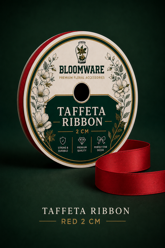Taffeta Ribbon Red