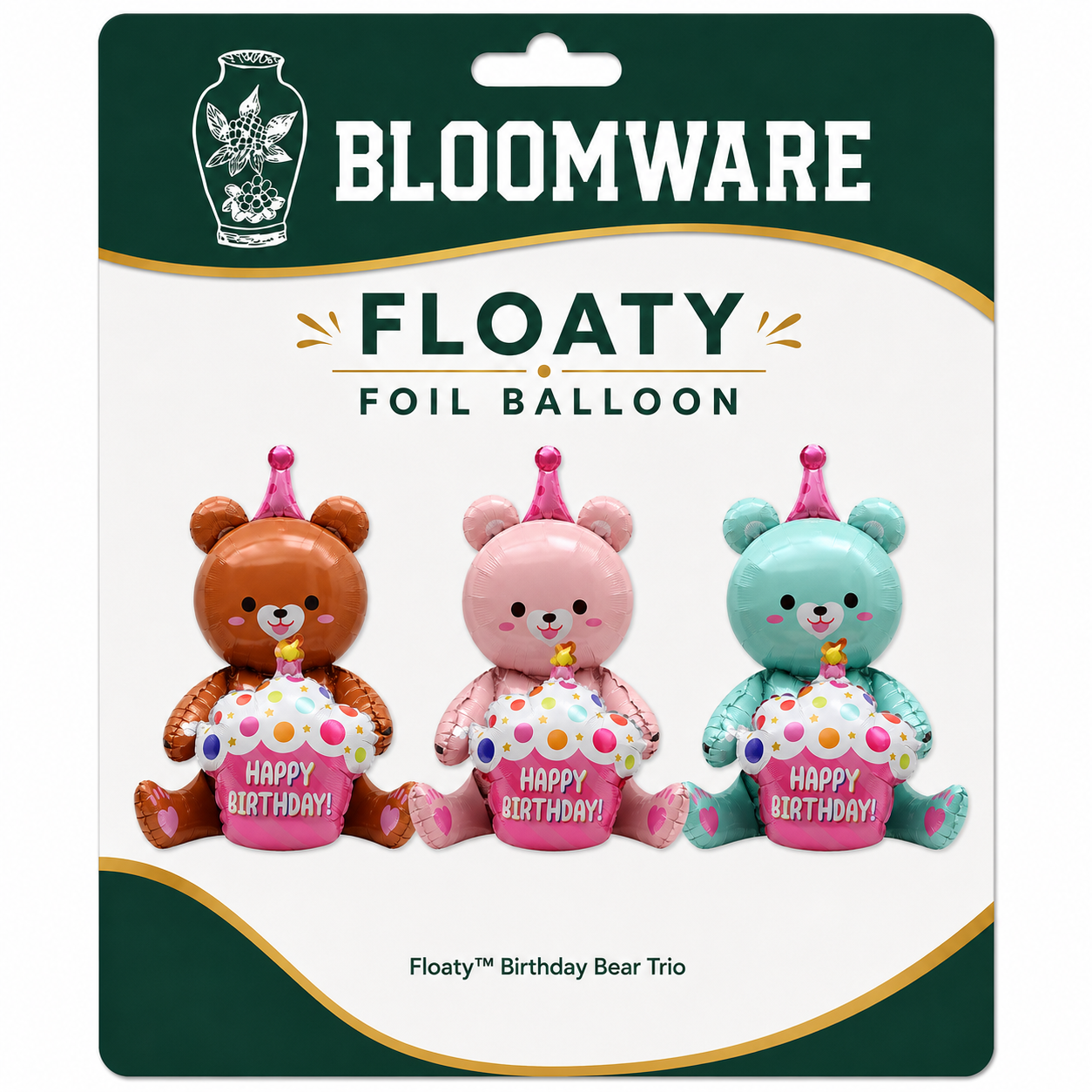 Floaty™ Birthday Bear Trio