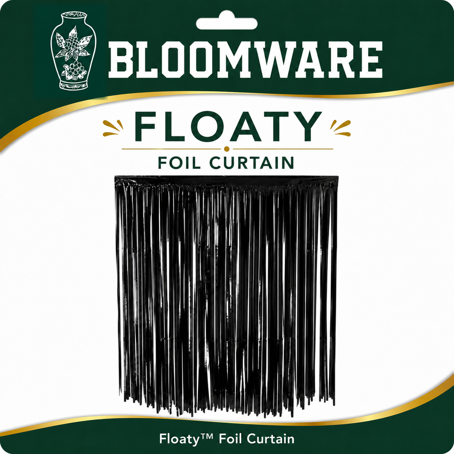 Floaty™ Foil Curtain Black