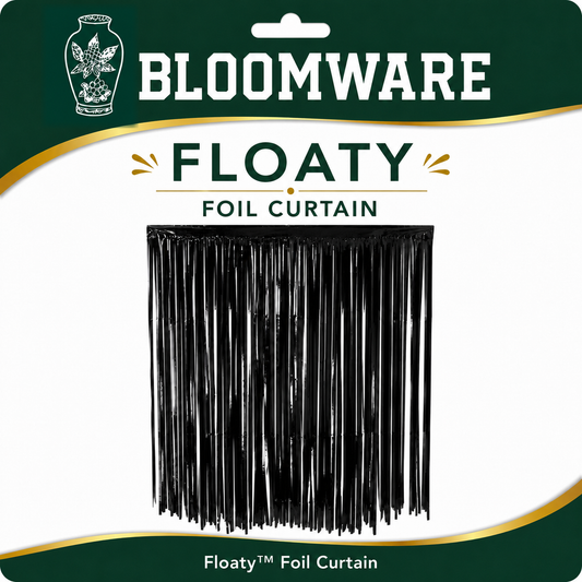 Floaty™ Foil Curtain Black
