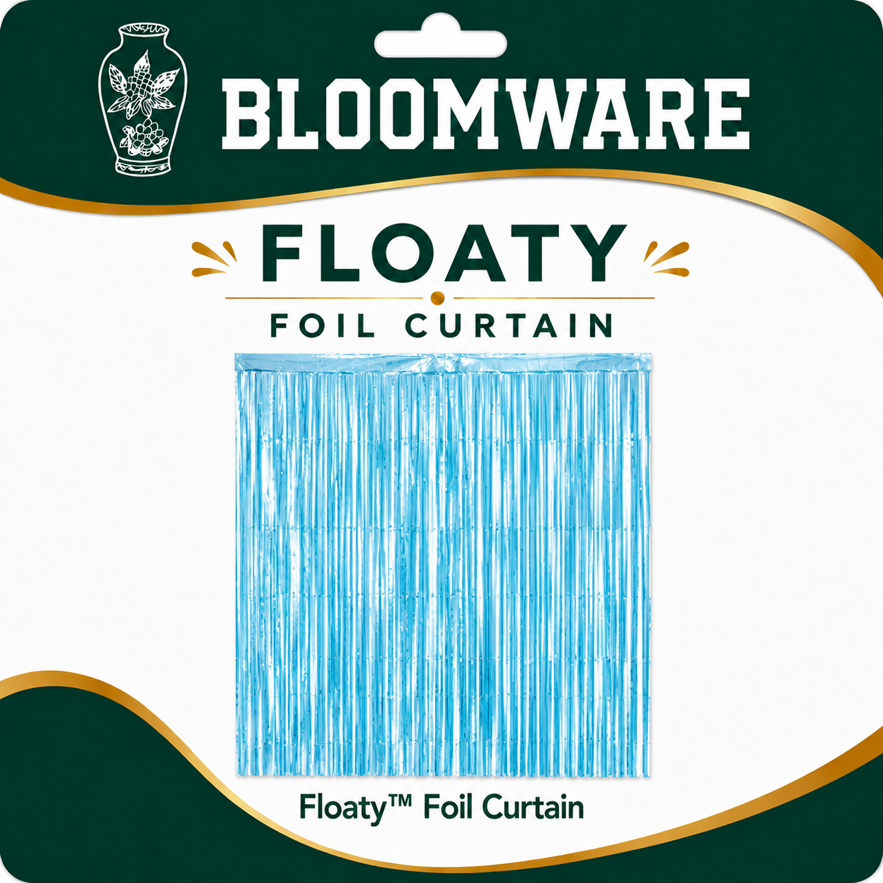 Floaty™ Foil Curtain Blue