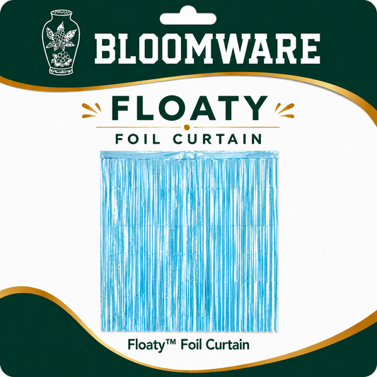 Floaty™ Foil Curtain Blue