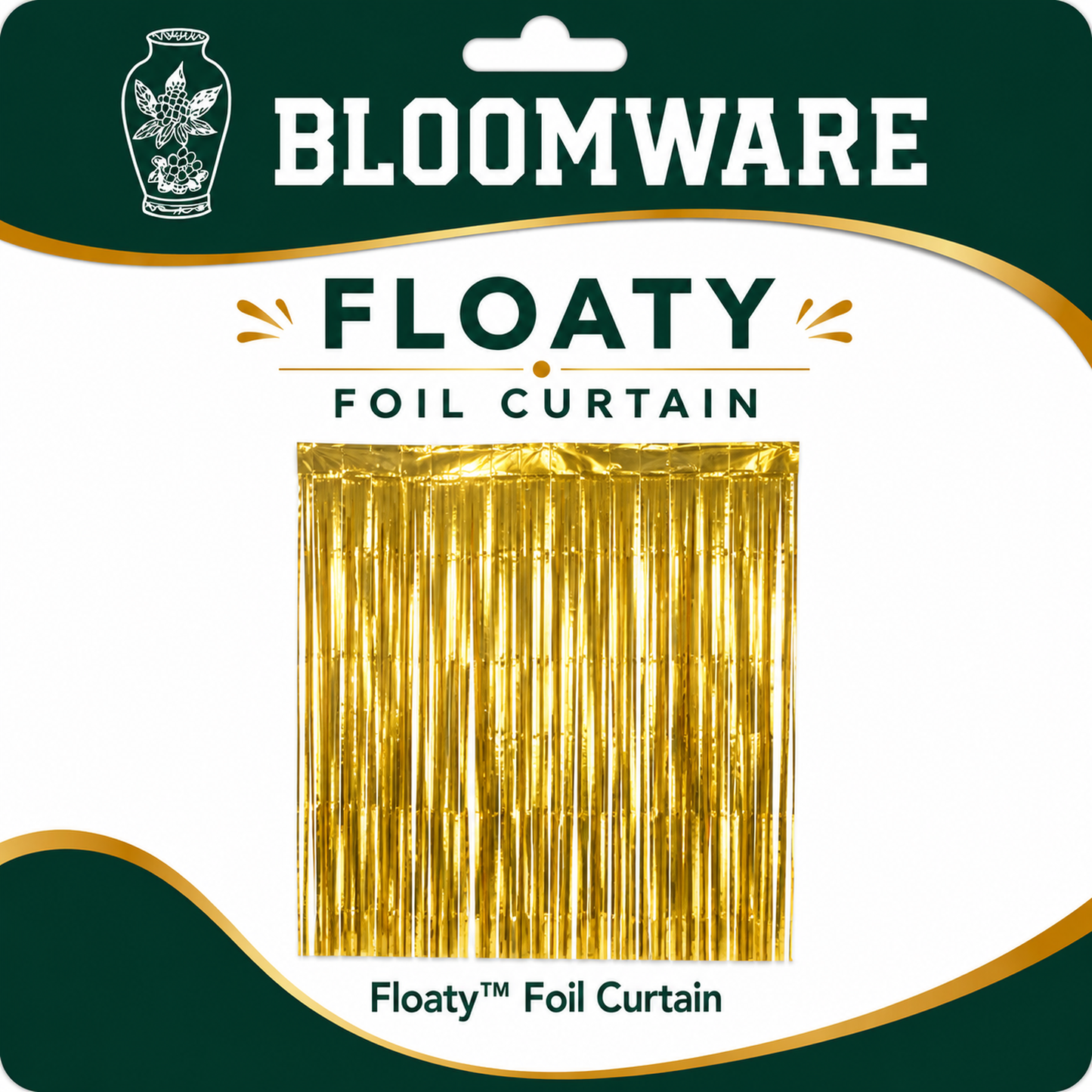 Floaty™ Foil Curtain Gold