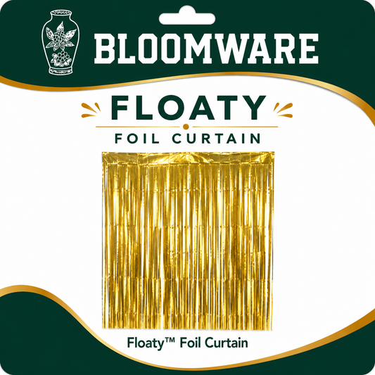 Floaty™ Foil Curtain Gold