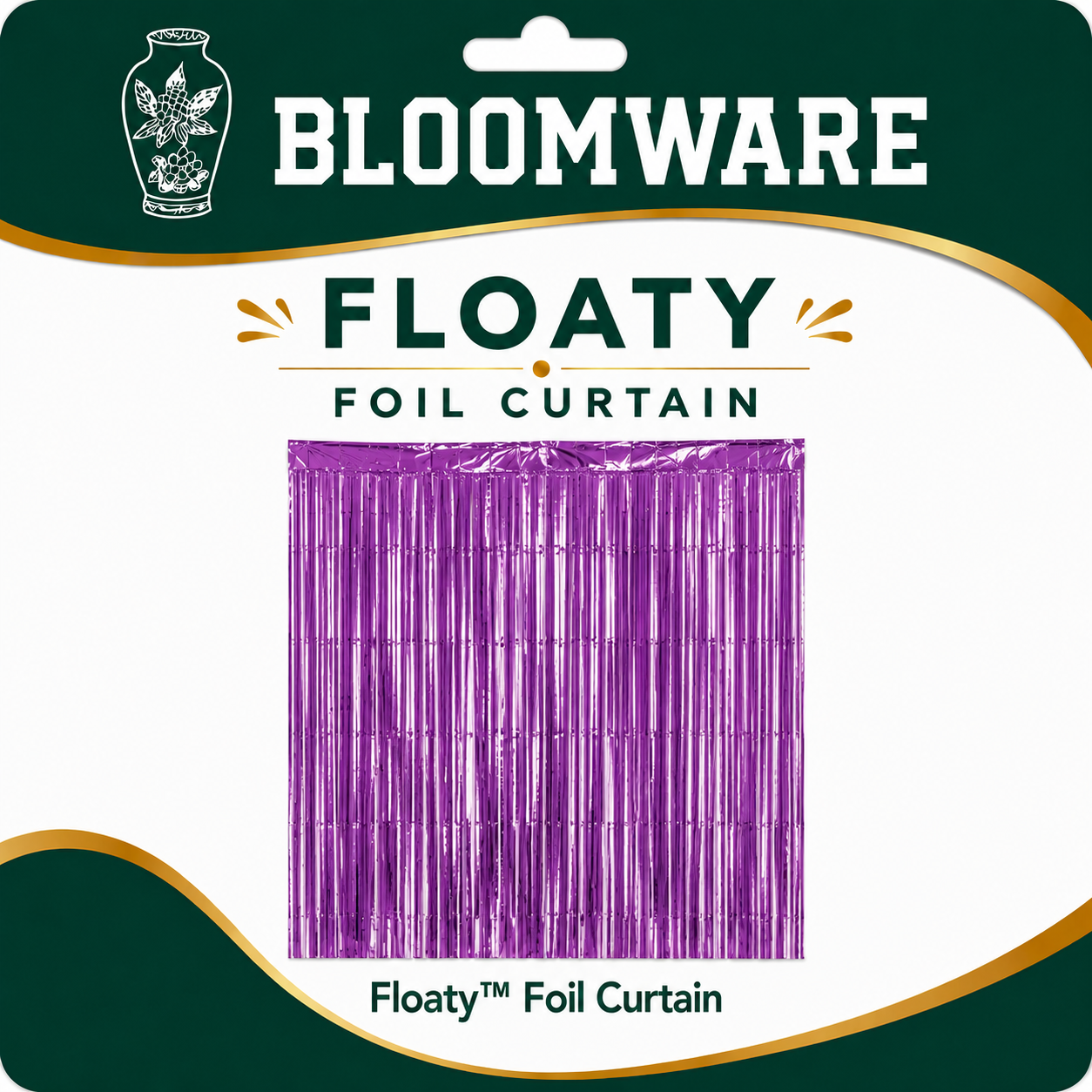 Floaty™ Foil Curtain Purple