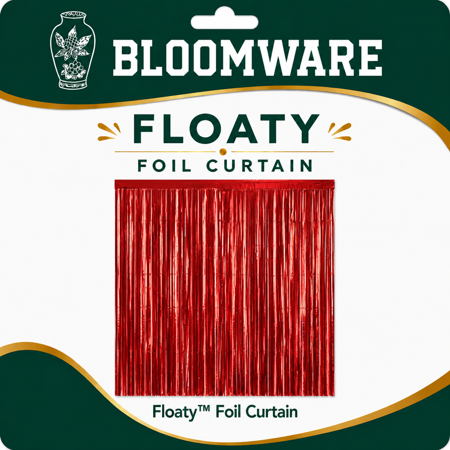 Floaty™ Foil Curtain Red