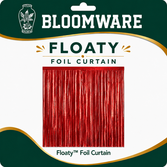 Floaty™ Foil Curtain Red