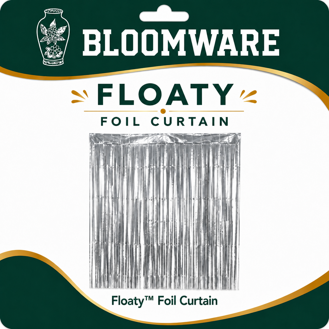 Floaty™ Foil Curtain Silver