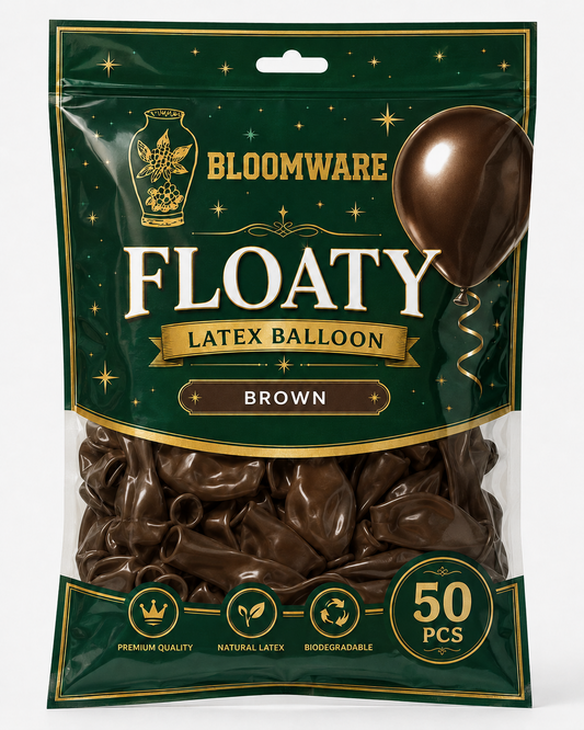 Floaty™ Latex Balloon Brown