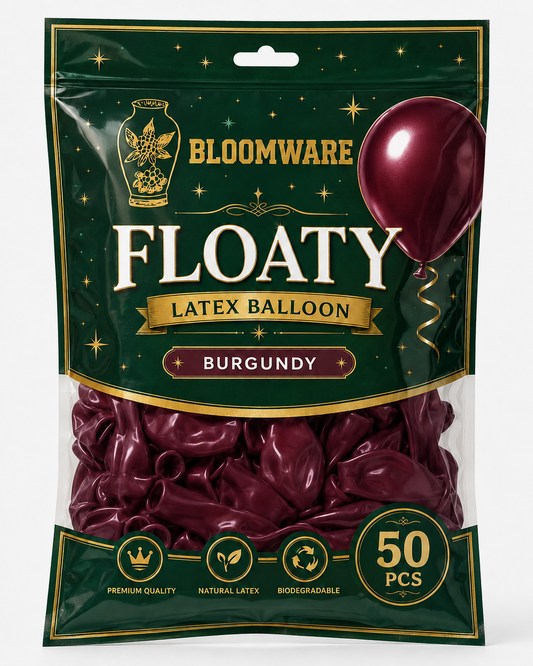 Floaty™ Latex Balloon Burgundy