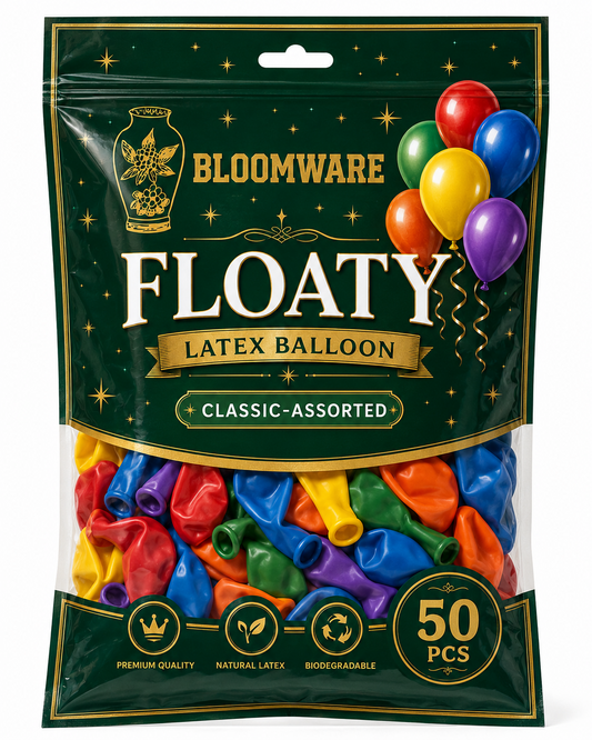Floaty™ Latex Balloon Classic Assorted