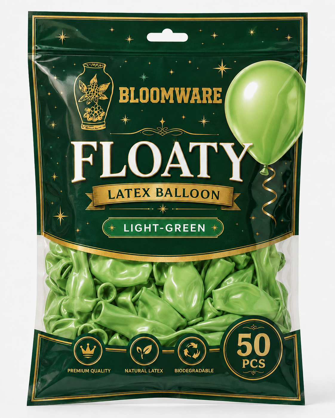 Floaty™ Latex Balloon Light Green