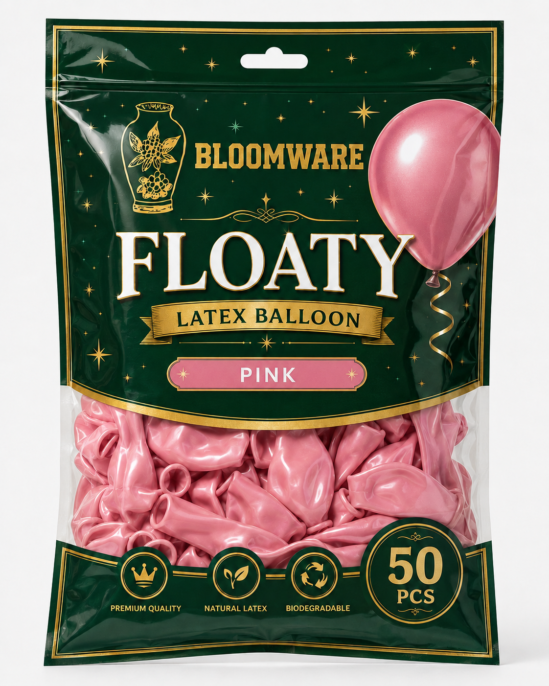 Floaty™ Latex Balloon Pink