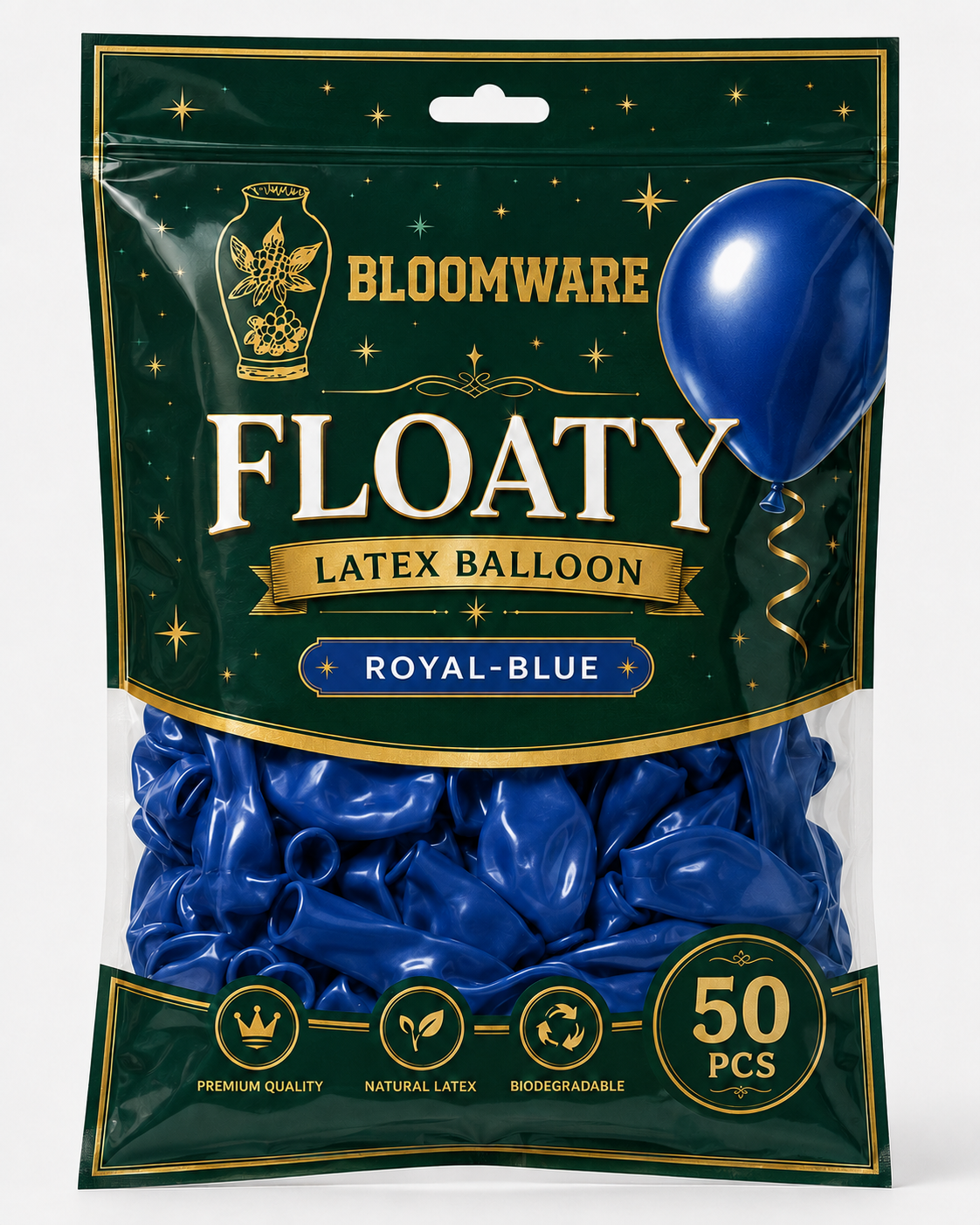 Floaty™ Latex Balloon Royal Blue