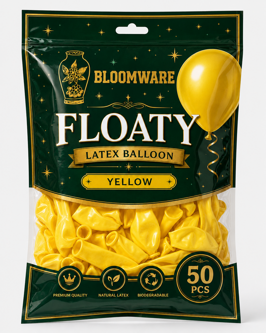 Floaty™ Latex Balloon Yellow