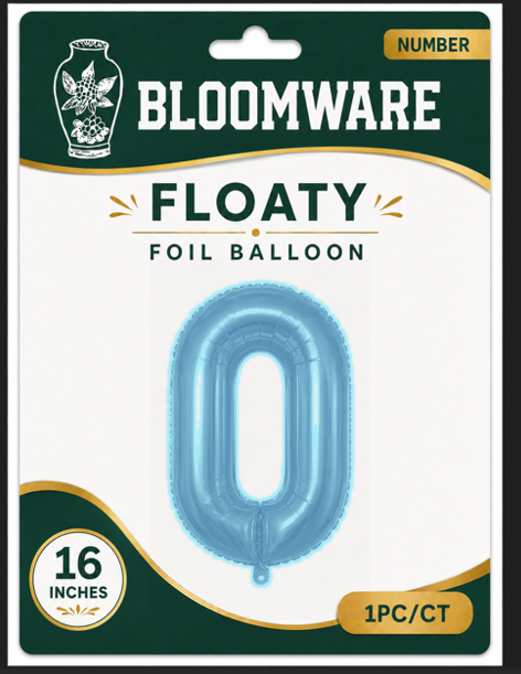 Floaty™ Number Balloon 0