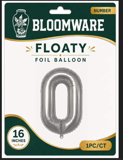 Floaty™ Number Balloon 0