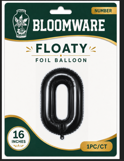Floaty™ Number Balloon 0