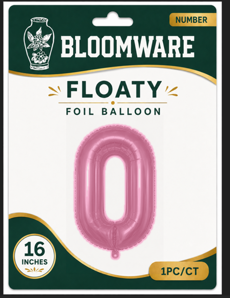 Floaty™ Number Balloon 0