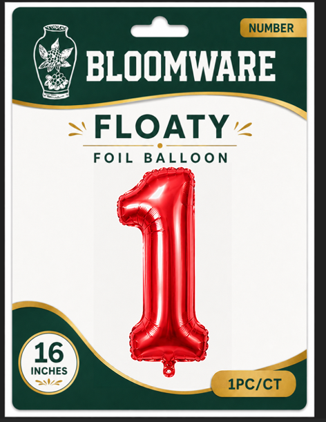 Floaty™ Number Balloon 1