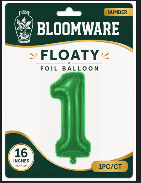 Floaty™ Number Balloon 1