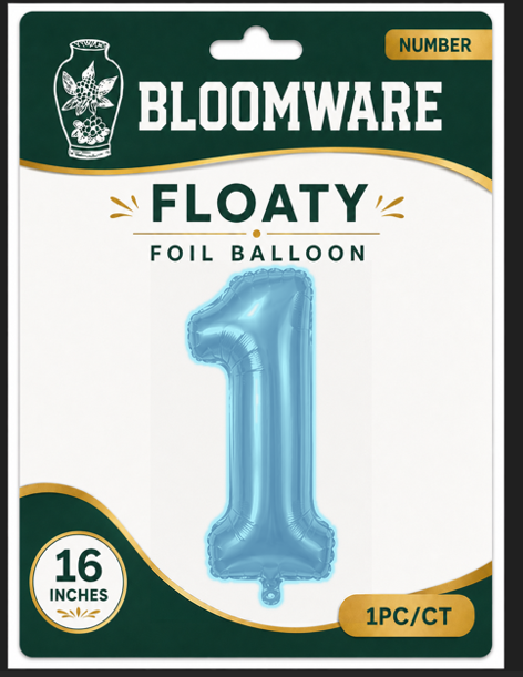 Floaty™ Number Balloon 1