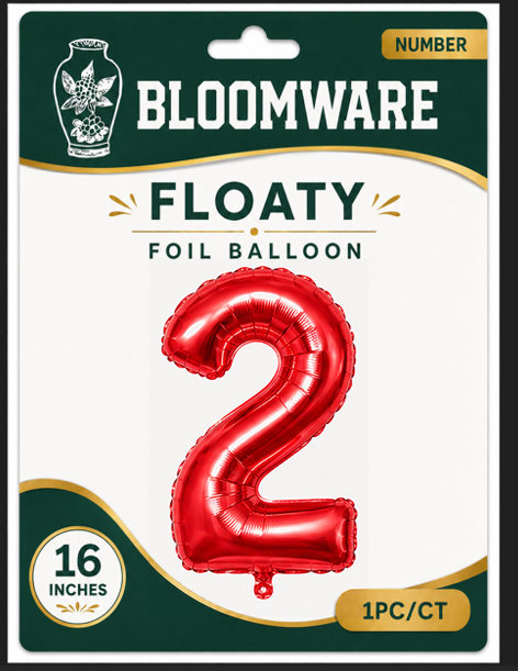 Floaty™ Number Balloon 2