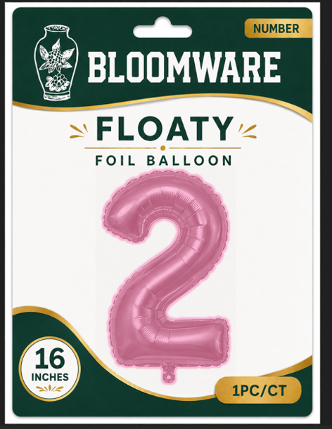 Floaty™ Number Balloon 2