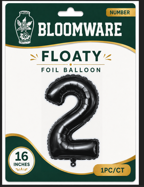 Floaty™ Number Balloon 2