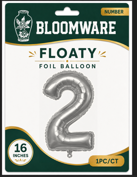 Floaty™ Number Balloon 2