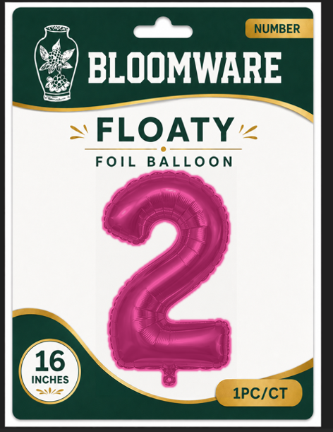 Floaty™ Number Balloon 2