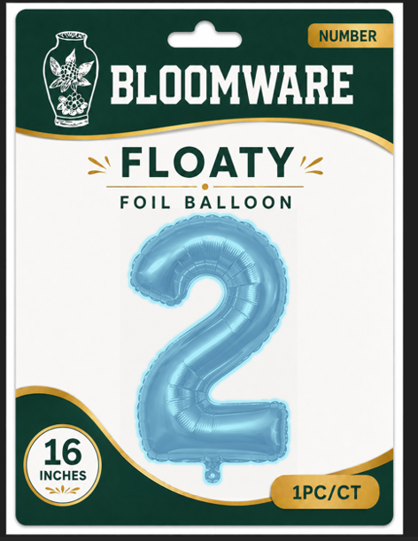 Floaty™ Number Balloon 2
