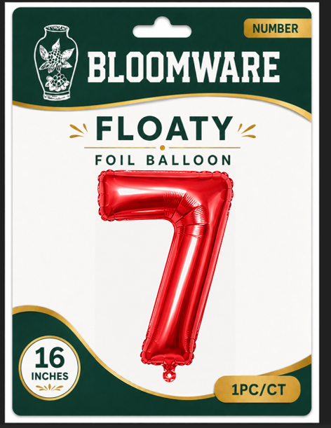 Floaty™ Number Balloon 7