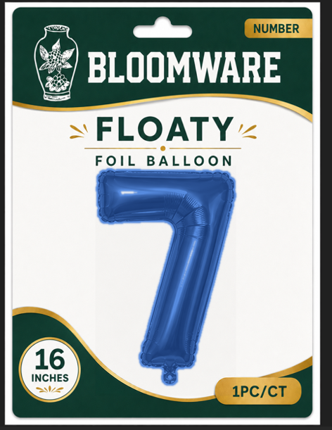 Floaty™ Number Balloon 7
