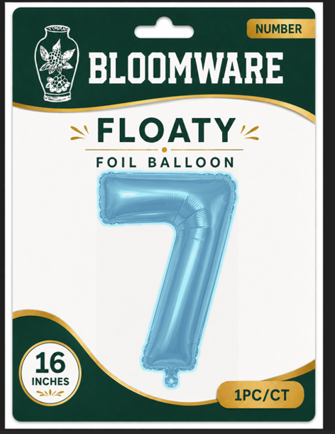 Floaty™ Number Balloon 7