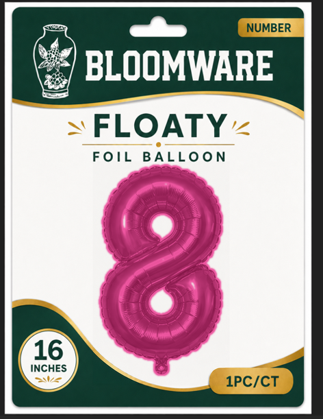 Floaty™ Number Balloon 8